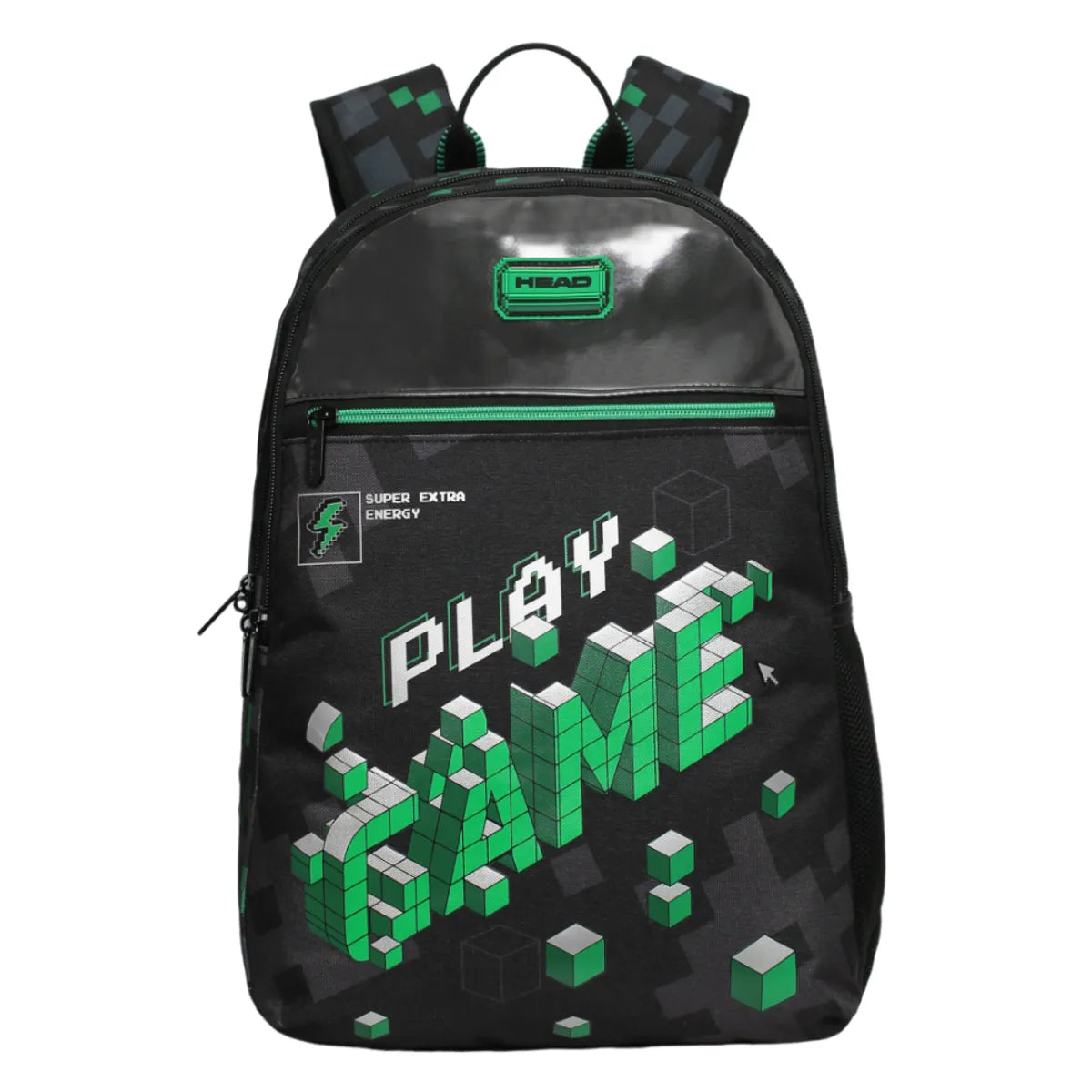 Mochila Infantil Niño Balloon Gamer Negro Verde Head