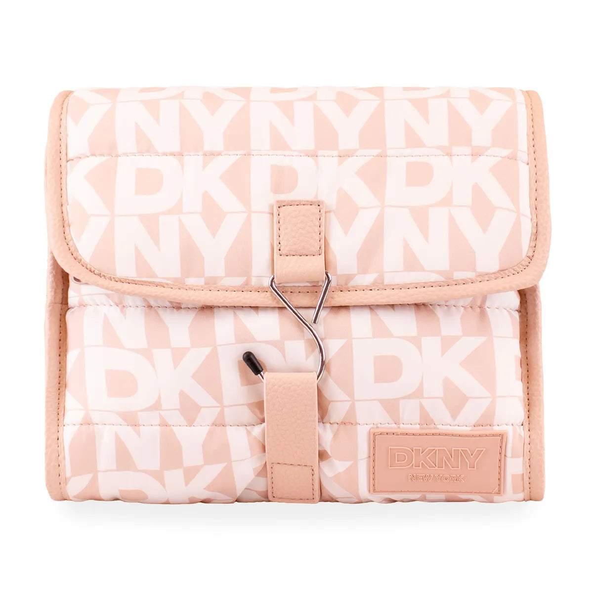 NECESER ORGANIZADOR DKNY SIGNATURE PUFFER ROSADO MUJER