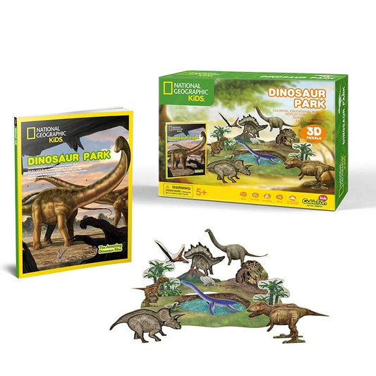 PUZZLE 3D PARQUE JURASICO NATGEO