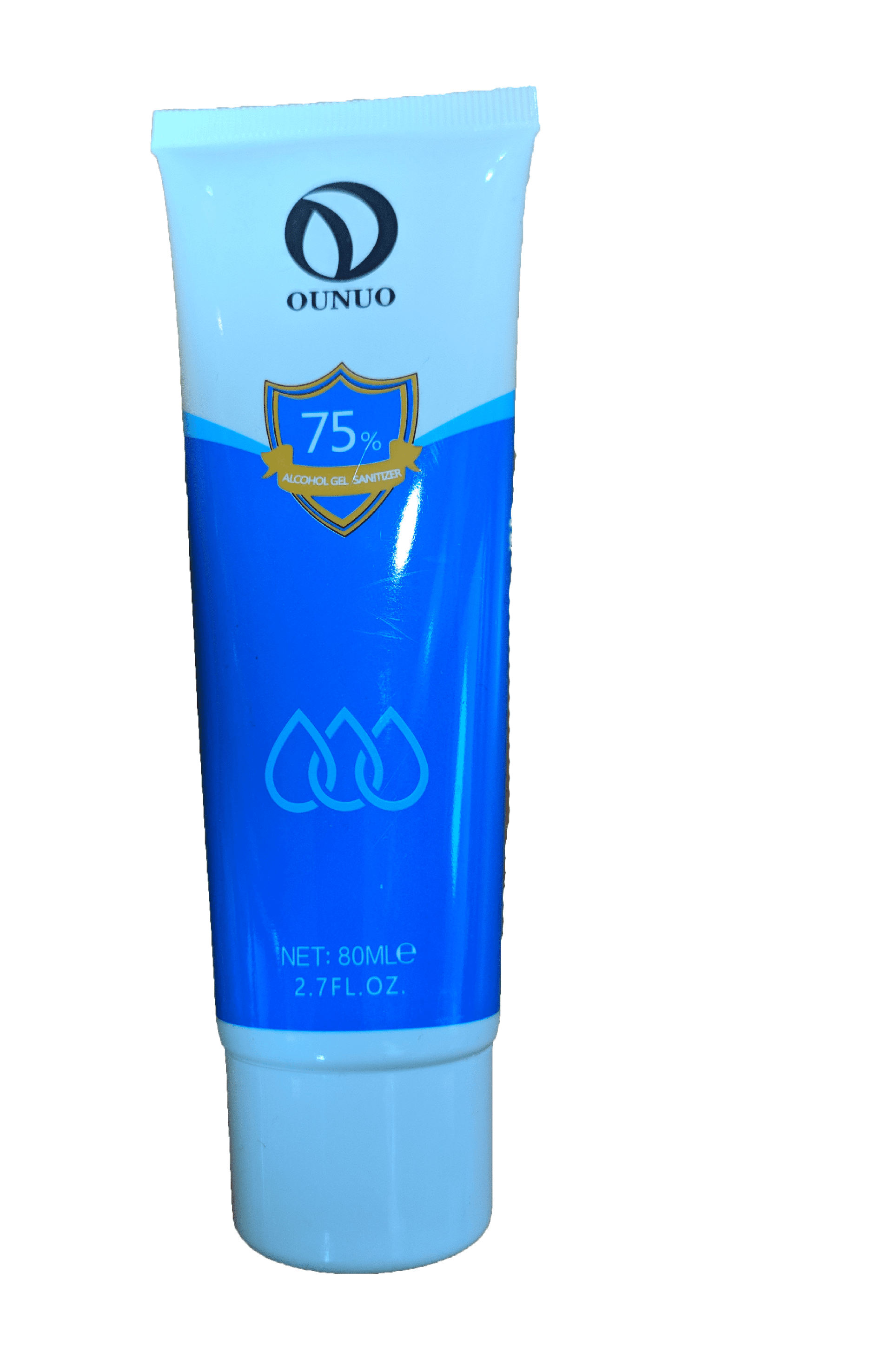 ALCOHOL GEL SANITIZER AL 75% 80 ML MARCA OUNUO