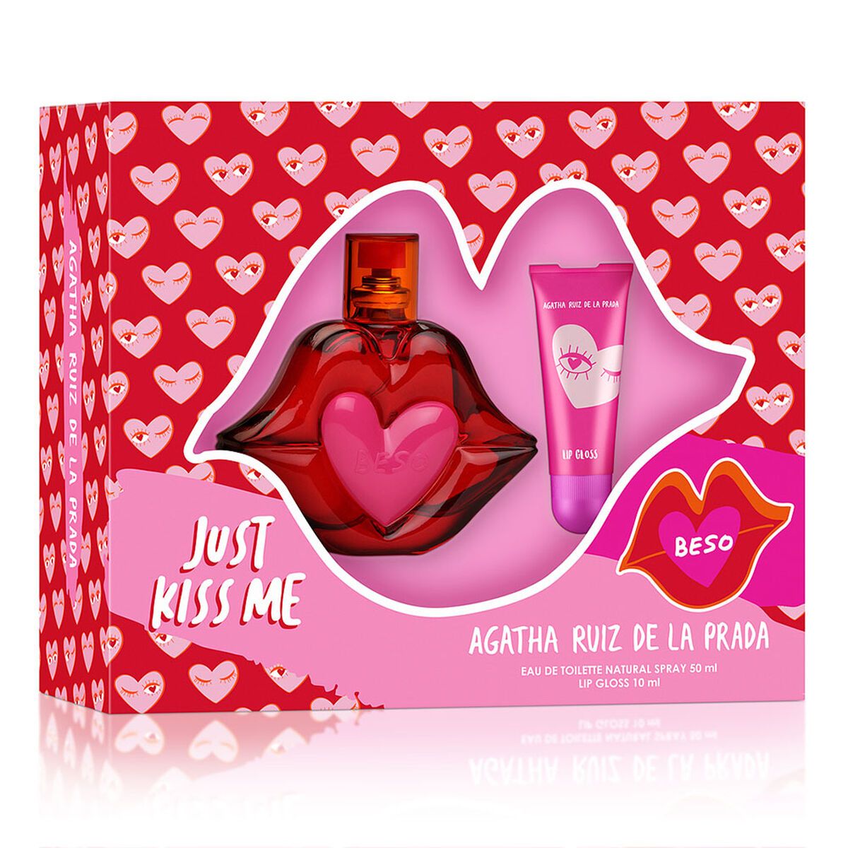 Beso 50 ML + BRILLO LABIAL - Agatha Ruiz De La Prada
