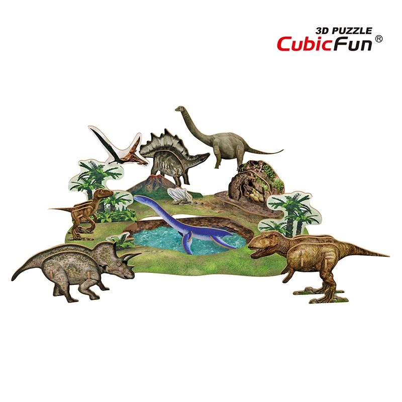 PUZZLE 3D PARQUE JURASICO NATGEO