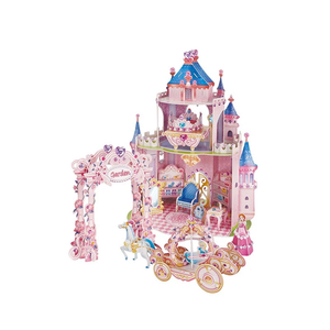 PUZZLE 3D CASTILLO PRINCESS SECRET GARDEN