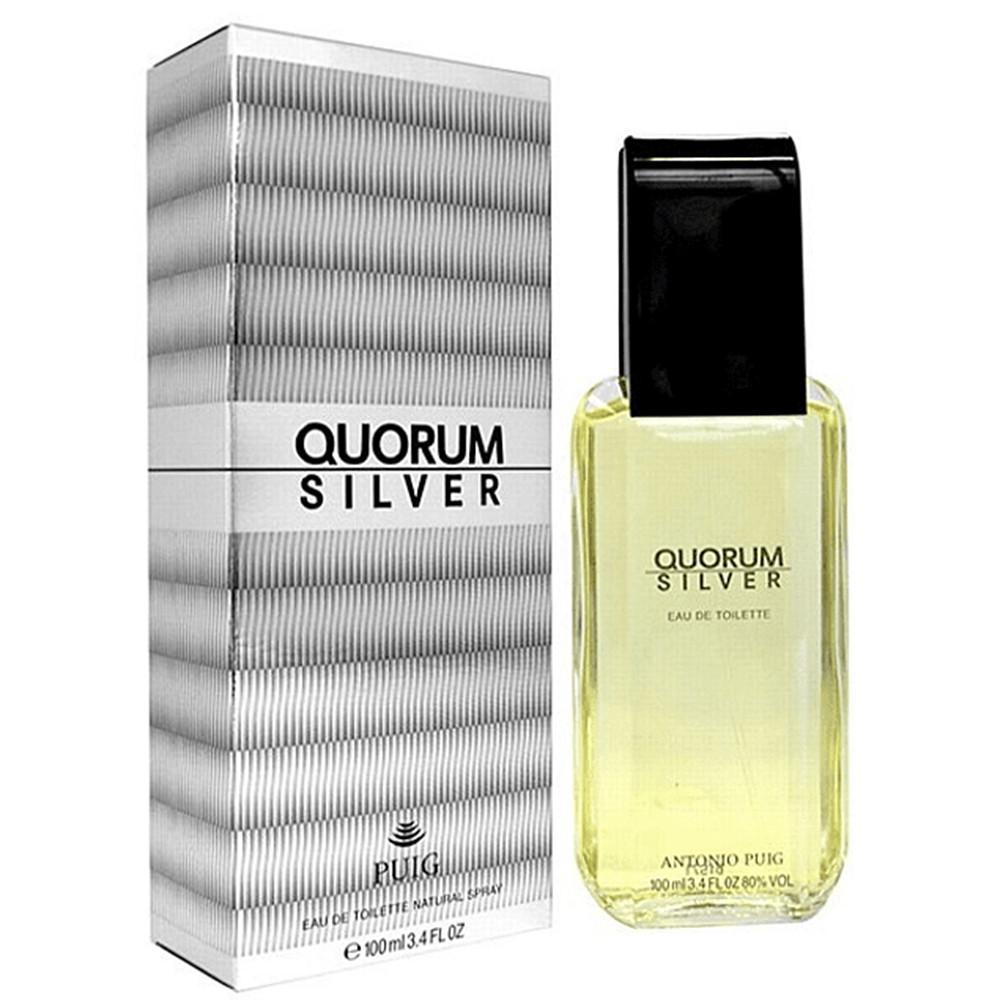 Quorum Silver EDT 100 ml - Puig - Multimarcas Perfumes