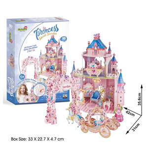 PUZZLE 3D CASTILLO PRINCESS SECRET GARDEN