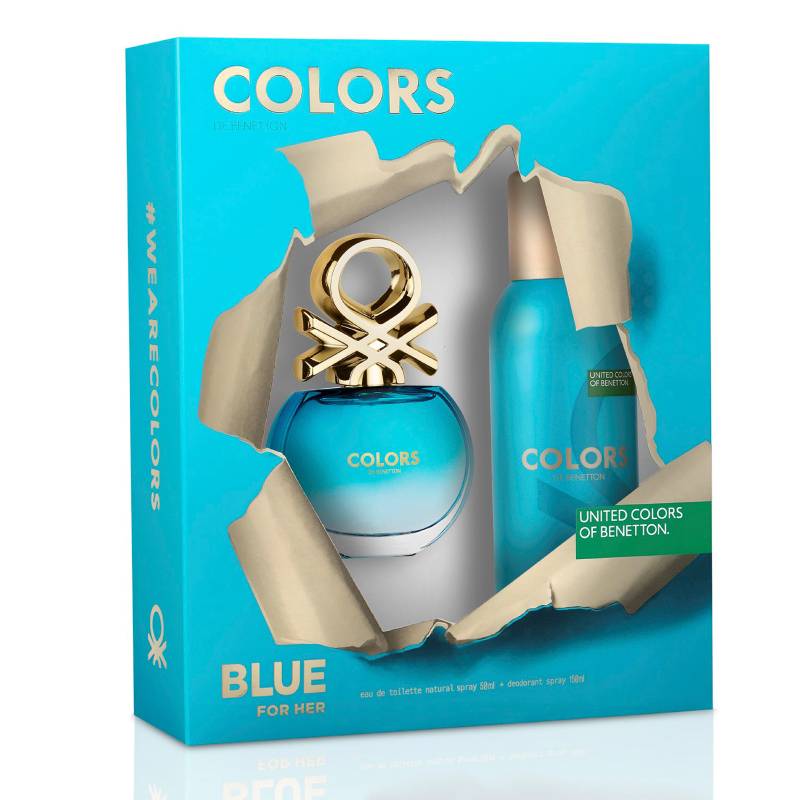 Colors Blue EDT 50 ml + Deo 150 - Benetton