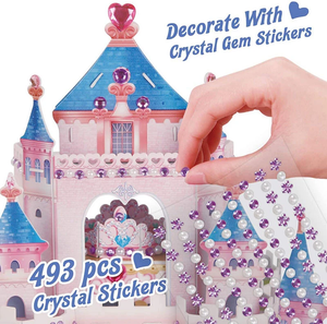 PUZZLE 3D CASTILLO PRINCESS SECRET GARDEN