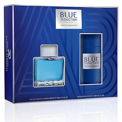 Blue Seduction For Men Edt 100 Ml + Deodorant 150 Ml Antonio Banderas